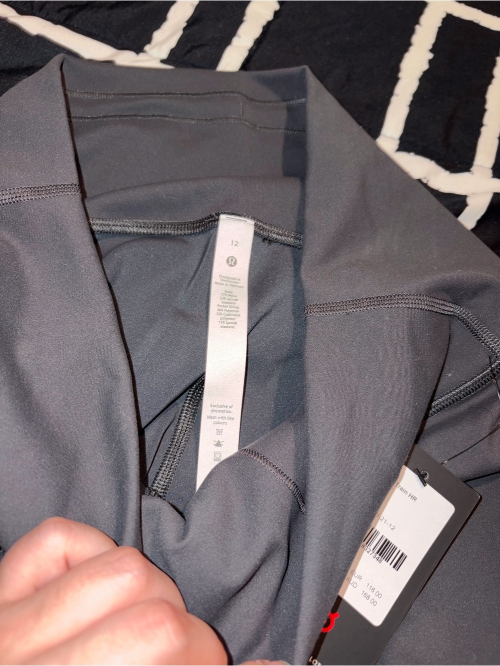 NWT lululemon athletica peloton Gray Athletic Leggings - Gray - Picture 4 of 6
